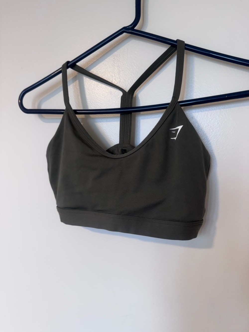 Gymshark Olive Green Strappy Sports Bra